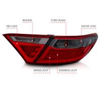 ANZO Headlights, Tail Lights and More  - ANZO 2015-2016 Toyota Camry LED Taillights Smoke - Image 2