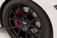 DBA 09+ Nissan 370Z Sport / Infiniti G37 Sport Front Drilled & Slotted 4000 Series w/ Black Hat