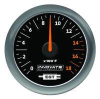 Innovate Motorsports - Innovate Motorsports MTX Analog Exhaust Gas Temperature Gauge Kit - Black Dial - Image 1