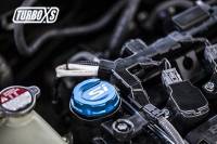 Turbo XS - Turbo XS 2016+ Honda Civic Blue Oil Cap - Image 2