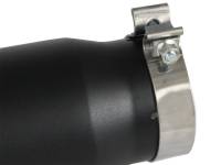 aFe Power (Advanced FLOW Engineering) - aFe Diesel Exhaust Tip Black- 4 in In x 5 out X 12 in Long Bolt On (Right) - Image 3