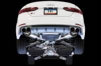 AWE Tuning - AWE Audi B9 S5 Sportback Touring Edition Exhaust - Non-Resonated (Black 102mm Tips) - Image 4