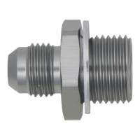 DeatschWerks - DeatschWerks 6AN Male Flare to M18 X 1.5 Male Metric Adapter (Incl Crush Washer) - Titanium - Image 2