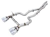 AWE BMW F8X M3/M4 Track Edition Catback Exhaust - Chrome Silver Tips