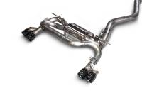 AWE BMW F3X N20/N26 328i/428i Touring Edition Exhaust Quad Outlet - 80mm Diamond Black Tips
