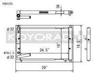 Koyorad Cooling Systems - Koyo V Series Aluminum Radiator 94-01 Acura Integra 2.0L I4 (MT) - Image 2