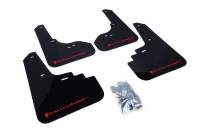 Rally Armor - Rally Armor 2005-2009 Legacy GT and Outback UR Black Mud Flap w/ Red Logo - Image 1
