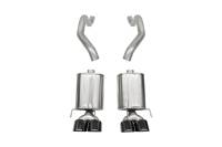 Corsa 2005-2007 Chevrolet Corvette (C6) 6.0L/6.2L Black Xtreme Axle-Back Exhaust w/4.5in Tips