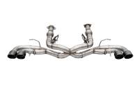 Corsa 2020-25 Corvette C8 3in Xtreme Cat-Back Exhaust 4.5in Black Quad Tips - Deletes stock AFMValve