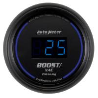 AutoMeter Cobalt Digital 52.4mm Black Vacuum/Boost Gauge