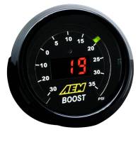 AEM 52mm Boost Digital Gauge -30-35psi