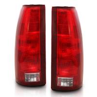 ANZO 1988-1999 Chevy C1500 Taillight Red/Clear Lens w/ Circuit Board(OE Replacement) - Image 2
