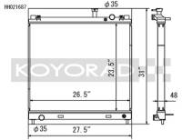 Koyorad Cooling Systems - Koyo HH Series Aluminum Radiator 04-15 Nissan Titan 5.6L V8 (AT) - Image 2
