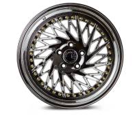 AodHan Wheels - Aodhan Wheels Rim DS03 18x9.5 (Passenger Side) 5x114.3 73.1CB ET30 Vacuum Chrome w/Gold Rivets - Image 2