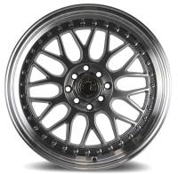 AodHan Wheels - Aodhan Wheels Rim AH02 17x8 4x100/114.3 73.1CB ET35 Hyper Black w/ Machined Lip - Image 2