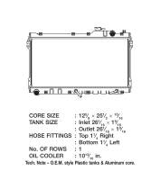 CSF Radiators - CSF 90-93 Mazda Miata 1.6L OEM Plastic Radiator - Image 2