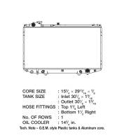 CSF Radiators - CSF 98-05 Lexus GS300 3.0L OEM Plastic Radiator - Image 2