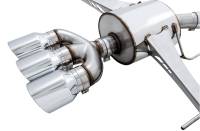 AWE Tuning - AWE 2017+ Honda Civic Type R Touring Edition Exhaust w/Front & Mid Pipes - Chrome Silver Tips - Image 2