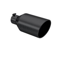 MBRP Exhaust - MBRP Universal Tip 8in O.D. Rolled End 4in inlet 18in length Black - Image 1