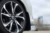 Rally Armor - Rally Armor 16-19 Honda Civic Si UR Red Mud Flap w/ Black Logo - Image 2