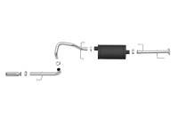 aFe Power (Advanced FLOW Engineering) - aFe MACHForce XP 2.5in 304-SS Exhaust Cat-Back w/ Black Tip 10-19 Toyota 4Runner V6-4.0L - Image 2