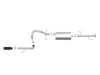 aFe Power (Advanced FLOW Engineering) - aFe MACHForce XP 2.5in 304-SS Exhaust Cat-Back w/ Black Tip 10-19 Toyota 4Runner V6-4.0L - Image 3