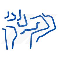 Mishimoto - Mishimoto 01-05 Subaru WRX Blue Silicone Ancillary Hoses - Image 2