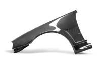 Seibon Carbon - Seibon 99-01 Nissan Skyline R34 NSW-Style Carbon Fiber (Gloss Finish) Fenders (Pair) - Image 1