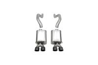 Corsa 2006-2013 Chevrolet Corvette C6 Z06 7.0L V8 Black Sport Axle-Back Exhaust