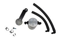 J&L 16-22 Toyota Tacoma 3.5L Driver Side Oil Separator 3.0 - Clear Anodized