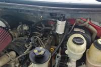 J&L Oil Separator Co - J&L 05-10 Ford F-150 5.4L Driver Side Oil Separator 3.0 - Clear Anodized - Image 2