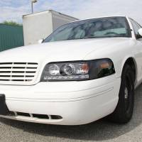 Spec'D Tuning Products - Spec-D 1998-2011 Ford Crown Victoria Projector Headlights w/ LED Light Strip (Matte Black Housing/Clear Lens) - Image 8