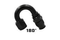 Aeromotive - Aeromotive PTFE Hose End - AN-08 - 180 Deg - Black Anodized - Image 2