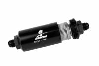 Aeromotive - Aeromotive In-Line Filter - (AN -8 Male) 40 Micron Stainless Mesh Element Bright Dip Black Finish - Image 3