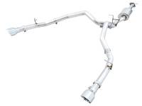 AWE 19-21 RAM 1500 5.7L (w/Cutouts) 0FG Dual Rear Exit Cat-Back Exhaust - Chrome Silver Tips