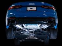 AWE Tuning - AWE Audi B9.5 RS5 Sportback Non-Resonated Touring Edition Exhaust - RS-Style Diamond Blk Tips - Image 3
