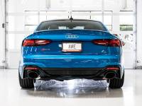 AWE Tuning - AWE Audi B9.5 RS5 Sportback Non-Resonated Touring Edition Exhaust - RS-Style Diamond Blk Tips - Image 5