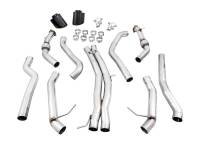 AWE Tuning - AWE Audi B9.5 RS 5 Coupe Track Edition Exhaust - RS-Style Diamond Black Tips - Image 5