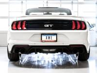 AWE Tuning - AWE 2018+ Ford Mustang GT (S550) Cat-back Exhaust - Touring Edition (Quad Diamond Black Tips) - Image 3