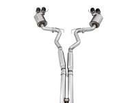 AWE Tuning - AWE 2018+ Ford Mustang GT (S550) Cat-back Exhaust - Touring Edition (Quad Diamond Black Tips) - Image 6
