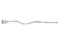 aFe Power (Advanced FLOW Engineering) - aFe Takeda 2.5in 304SS Cat-Back Exhaust System 17-20 Honda Civic SI Coupe L4-1.5L (t) - BL Flame Tip - Image 2