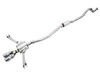 AWE 2016+ Honda Civic Si Touring Edition Exhaust w/Front Pipe & Dual Chrome Silver Tips