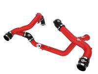 aFe Power (Advanced FLOW Engineering) - aFe 20-23 Ford Explorer ST V6 3.0L (tt) BladeRunner Aluminum Hot and Cold Charge Pipe Kit - Red - Image 2