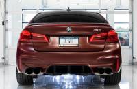 AWE Tuning - AWE 18-19 BMW M5 (F90) 4.4T AWD SwitchPath Axle-back Exhaust - Diamond Black Tips - Image 2