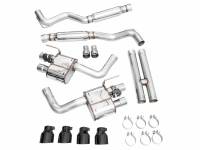 AWE Tuning - AWE 2024 Ford Mustang GT Fastback S650 RWD SwitchPath Catback Exhaust w/ Quad Diamond Black Tips - Image 17