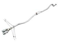 AWE 2016+ Honda Civic Si Track Edition Exhaust w/Front Pipe & Dual Chrome Silver Tips