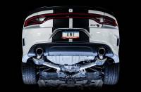 AWE Tuning - AWE 2015+ Dodge Charger 6.4L/6.2L SC Non-Resonated Touring Edition Exhaust - Silver Tips - Image 4