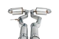 AWE Tuning - AWE 2020 Toyota Supra A90 Non-Resonated Touring Edition Exhaust - 5in Chrome Silver Tips - Image 2