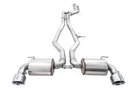 AWE Tuning - AWE 2020 Toyota Supra A90 Non-Resonated Touring Edition Exhaust - 5in Chrome Silver Tips - Image 5