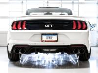 AWE Tuning - AWE 2018+ Ford Mustang GT (S550) Cat-back Exhaust - Touring Edition (Quad Chrome Silver Tips) - Image 5